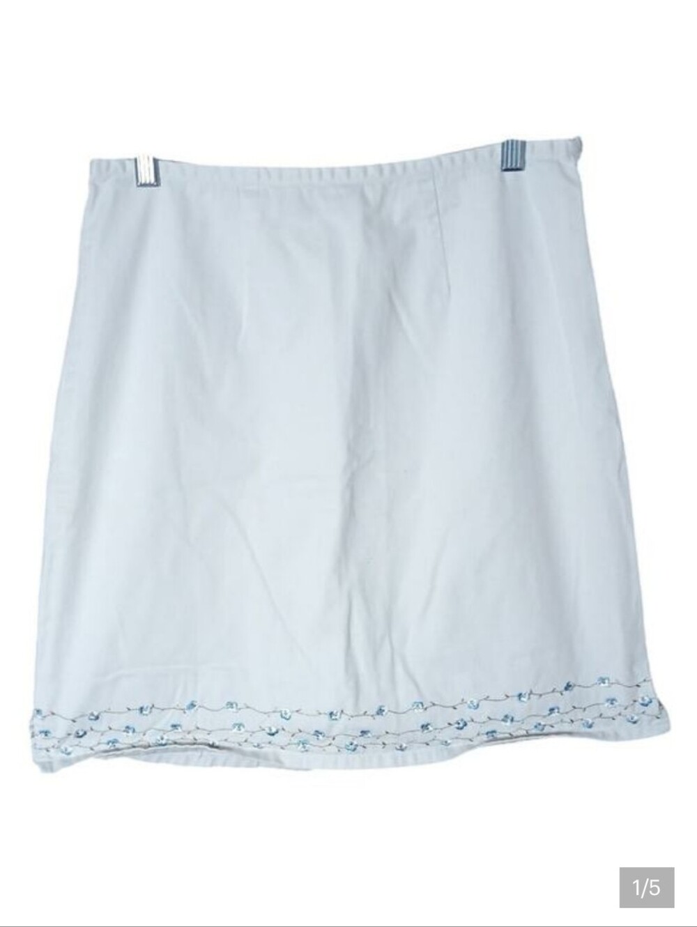 Vintage Style & Co. Ivory Floral Embroidered Women Medium (See Measurements)